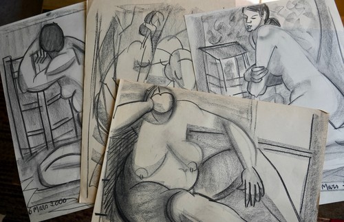 Lot dessins originaux - lot,
