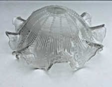 Tulipe ancienne verre dépoli