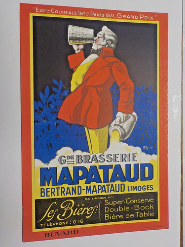 Buvard ancien biere brasserie - buvard,