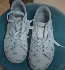 Basket Lacoste Blanc Et Gris
