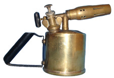 Outil Ancien Vintage Lampe a Souder Chalumeau M.L PARIS SGDG 75 CANON SNCF