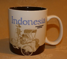 Starbucks Coffe City mugs  Indonesia  2018  made in Thailand  16 fl oz  473 ml