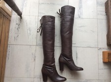 Cuissardes 36 cuir marron