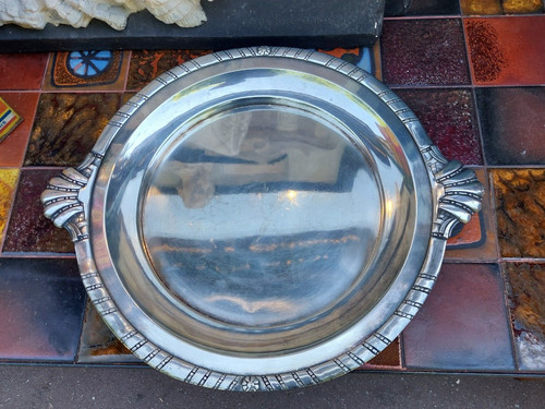 Plateau argent plaqué silver - plateau,