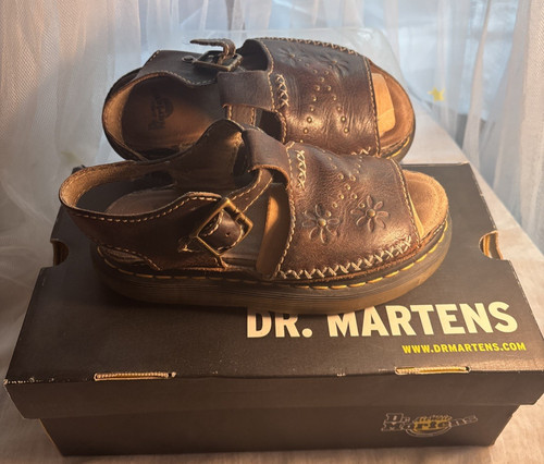 Vintage martens 8a86 brown - vintage,