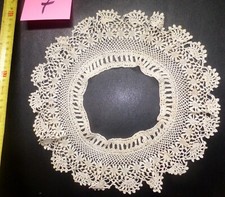Dentelle ancienne col berth - ancienne,