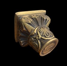 Mortier En Bronze Signé Max