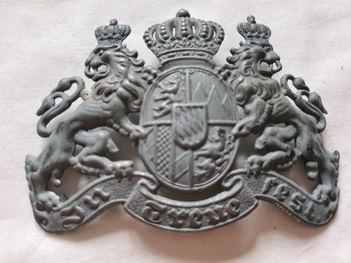Plaque bavarois fer de - en,