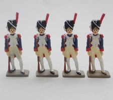 Lot 4 Figurines Starlux Atlas Grenadier à pied de la Garde Napoléon Empire