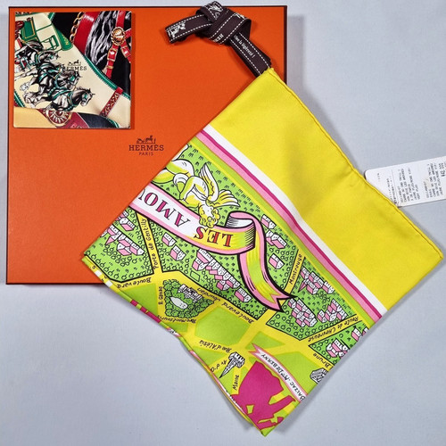 Rare foulard hermes soie - foulard,