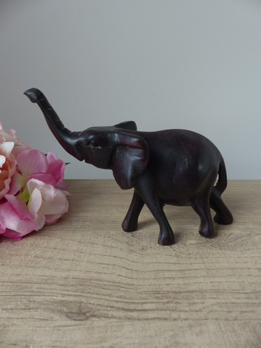 Statuette éléphant bois - statuette, d'éléphant