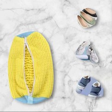 1  Pièces Sac À Chaussures De Lavage Filet Rembourré Chaussures À Linge Protect