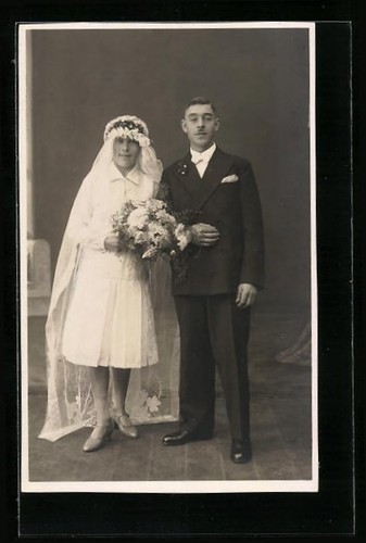 Carte postale photo mariage - carte,