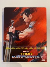 THOR Ragnarok Edition FNAC STEELBOOK Blu-Ray 2D + 3D + Livret Comme NEUF