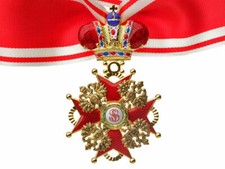 Ordre de St Stanislas 2e cl. Russie impériale Croix dore avec la Couronne 1855