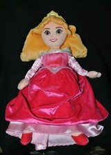 Peluche poupée de chiffon Aurore Belle Au Bois Dormant Disney Store London 44 cm