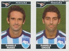 588 RUSSO CROCE ITALIA PESCARA CALCIO STICKER CALCIATORI 2005 PANINI