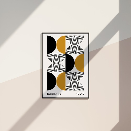 Poster bauhaus minimalist - poster, minimalist-