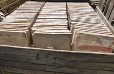 Lot 35 m² Parefeuilles terre cuite 34x20 ancienne