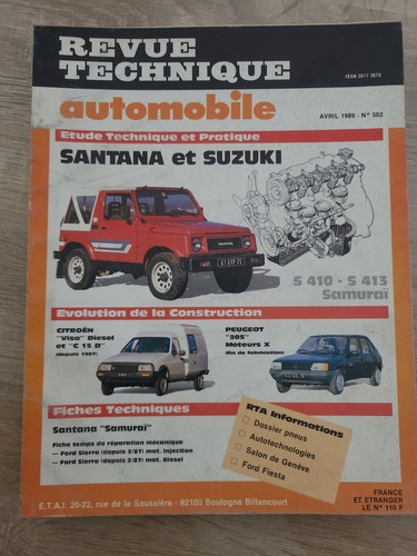 Revue technique auto - auto, santana