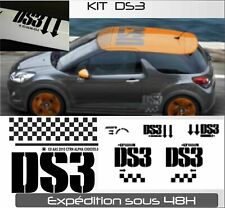 Kit Complet pour Citroën ds3 sport  Autocollant décoration  stickers Decals