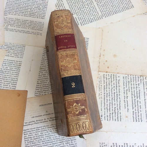 Livre ancien lettres - livre,