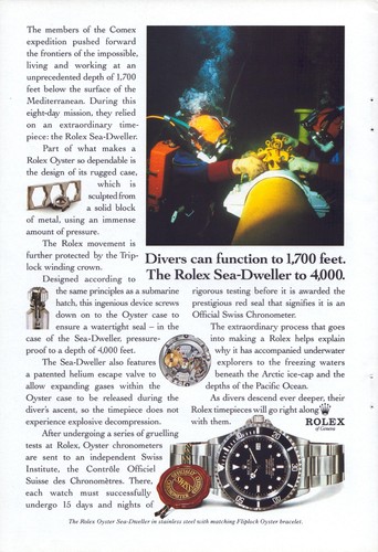 Rolex sea dweller comex - sea-dweller, diver