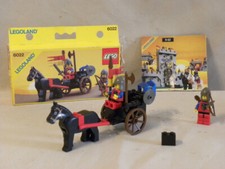 VINTAGE LEGO LEGOLAND CHEVALIER MOYEN AGE CHATEAU CASTLE SET BOX 6022 HORSE CART