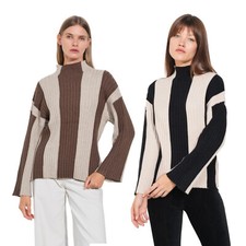 Pull Femme Manches Longues Col
