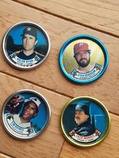 LOT 4 MLB BASEBALL TOPPS CHEWING GUM COINS 1988 TIGER PHILLIES EXPS ASTROS 