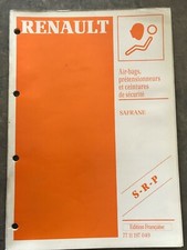 manuel de réparation renault safrane airbags pretentionneurs SRP