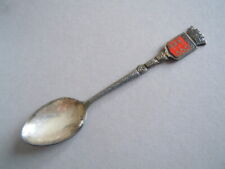 Cuillère Souvenir Collection Argenté Émail Blason Clé Motif Avignon