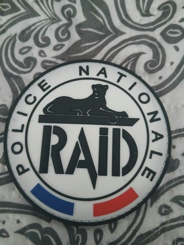 Ecusson police nationale raid - police,