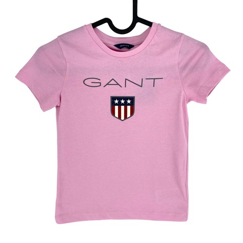 Gant shirt enfant rose col - t-shirt,