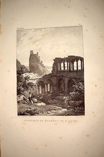 4 ALSACE RHIN Lithographie