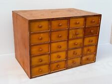 ?‍⬛  Ancien petit meuble casier de métier 20 tiroirs  mercerie ?