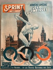1948 Revue SPRINT - NUMÉRO SPÉCIAL JEUX OLYMPIQUES