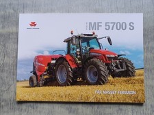PROSPECTUS BROCHURE TRACTEUR MASSEY FERGUSON 5700 S