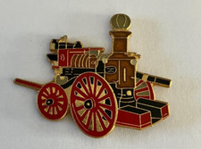 04-  Pin's  POMPE INCENDIE A VAPEUR 1888 - SAPEURS POMPIERS FEUERWEHR