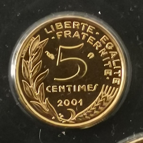 Centimes marianne 2001 - 5, bu