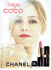 Publicité Advertising  058  2011    Chanel   lèvres rouge Coco Vanessa Paradis