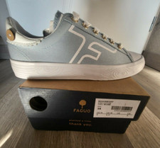 FAGUO Baskets basses bleu ciel