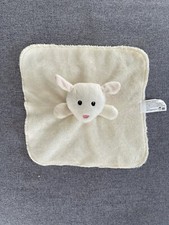 doudou plat mouton crème nez