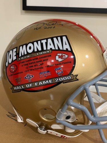 Joe montana signed and - montana,