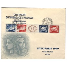 Timbres de France en bande