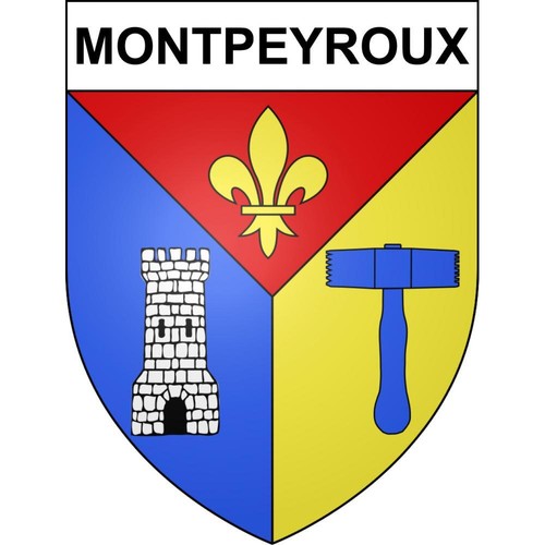 Montpeyroux ville sticker - 63,