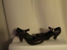 escarpins ONE STEP  cuir et daim marron 38