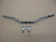 Guidon + support guidon 28mm pour café racer, scrambler, super motard