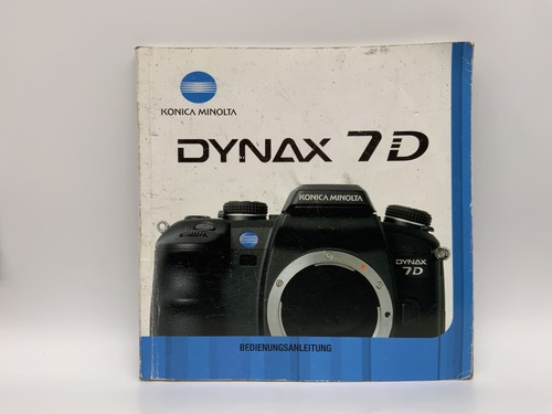 Minolta dynax manuel - dynax,