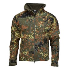 Mil-Tec Veste Softshell Tactique SCU 14 Camouflage Flecktarn Imperméable